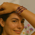 Ambre | Argent | Bracelet Ours en Verre Luciole